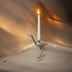 The Golden Stork Candle Holder