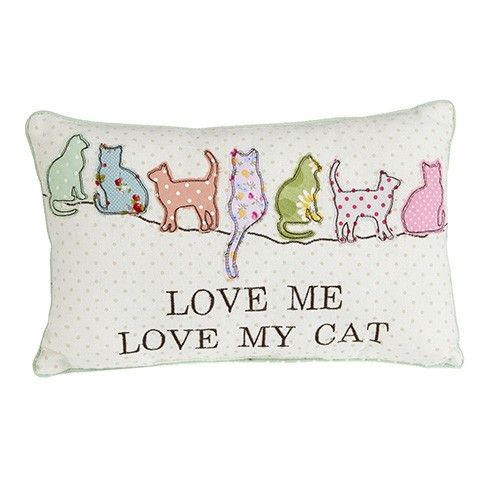 Love me Love my Cat Cushion