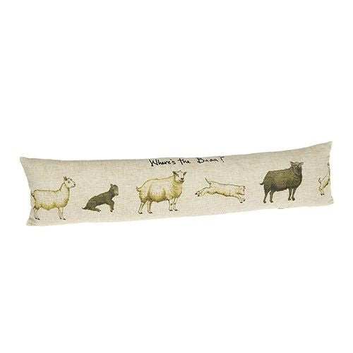 Where's the Baaa! Sheep Draught Excluder