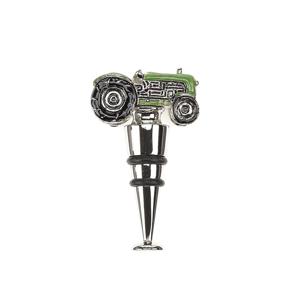 The Green tractor bottle stopper
