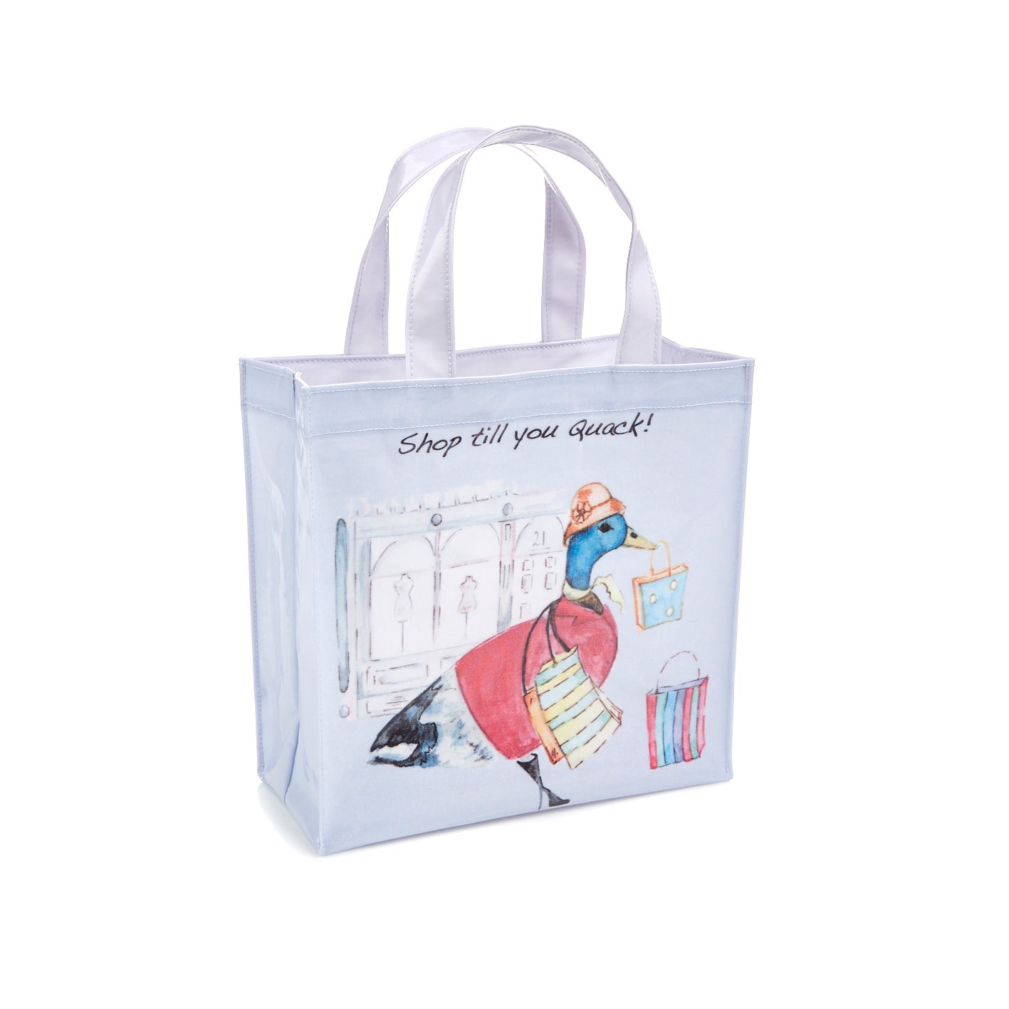Shop Till You Quack! Medium Tote Bag