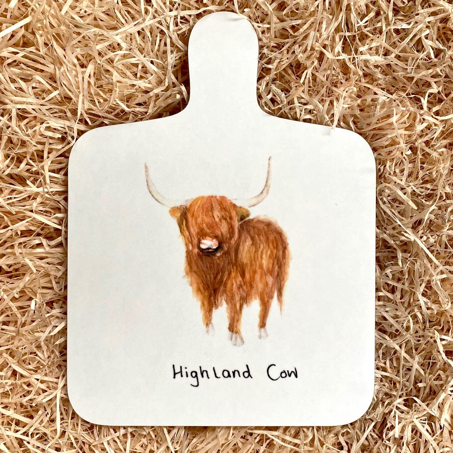 "Highland Cow" Chopping Board