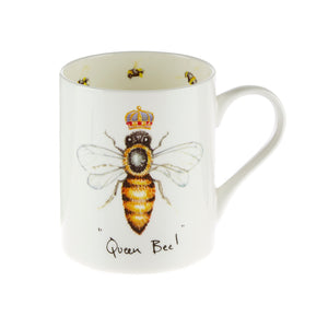"Queen Bee!" with Crown Mug