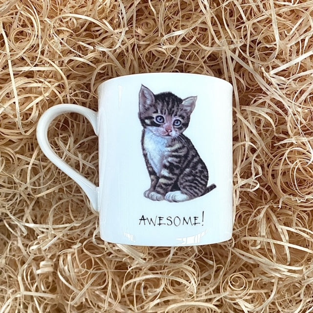 "Awesome" Cat Mug