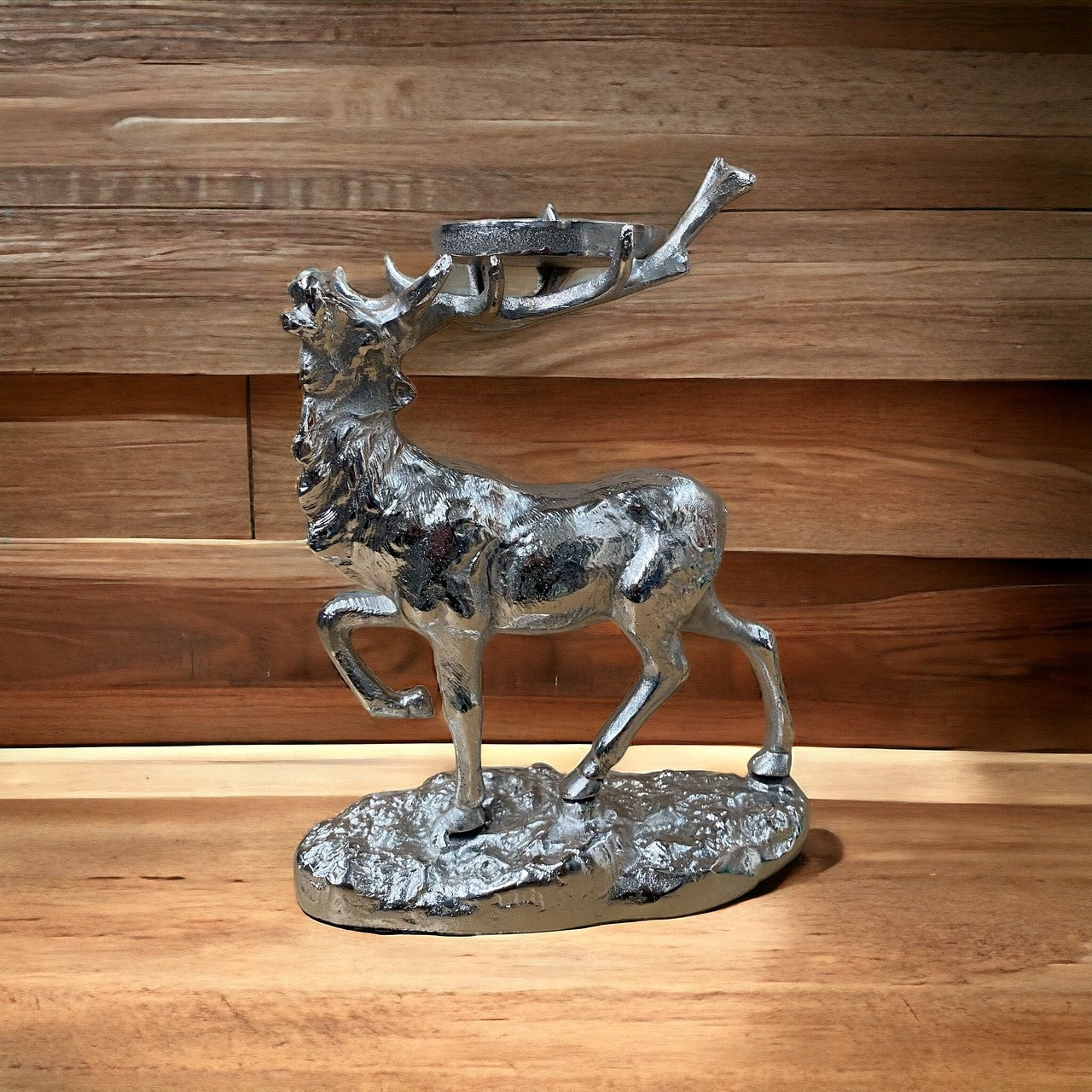 "Maximus" The Stag Pillar Candle Holder