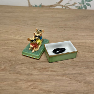 Three Blind Mice Ceramic Trinket Box