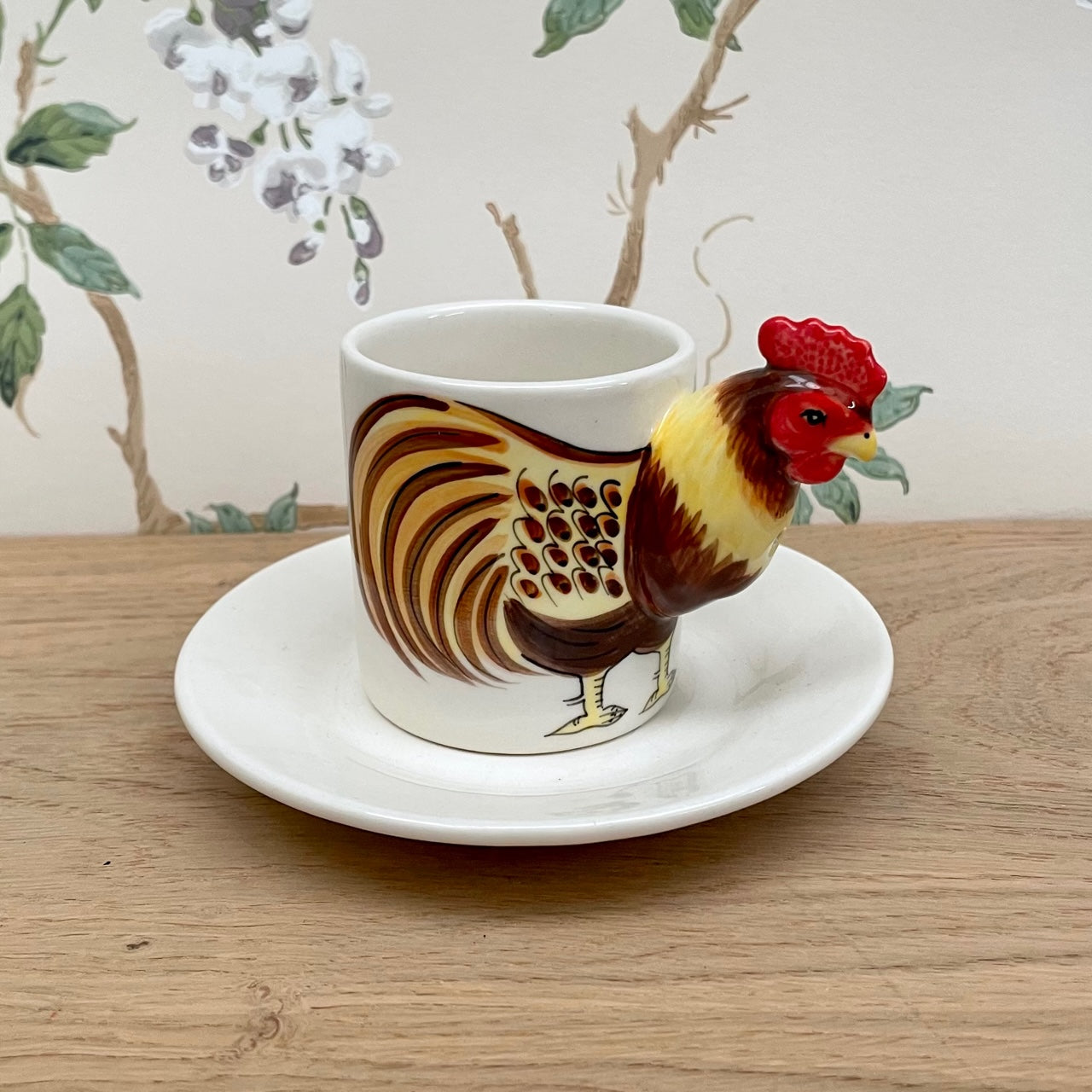 Hen Cup and Saucer