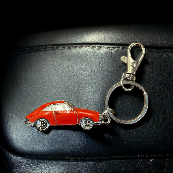 Classic Porsche 911 Sports Car Key Ring www.athomeinthecountry.co.uk