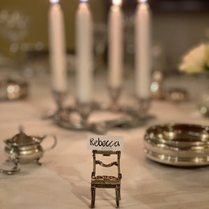 A Set of 4 Chair Place Card Holders
