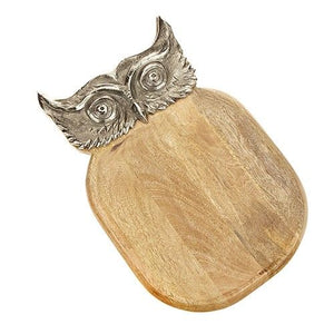 Owl Wooden Serving Platter