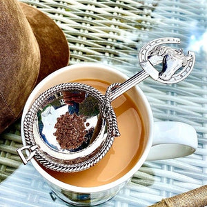 Tea Strainer with Horse Handle