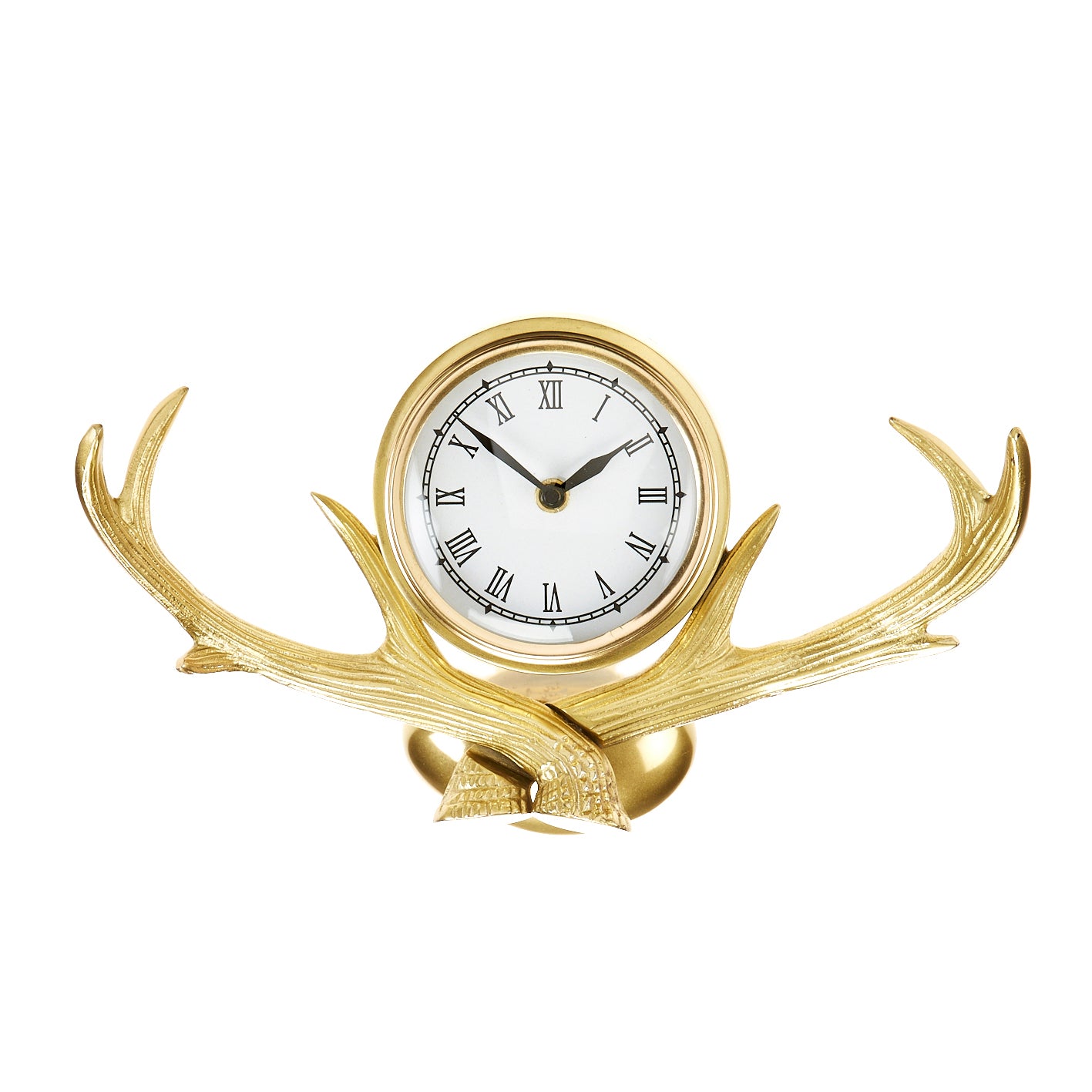 Stag Antlers Wall Clock