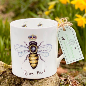 "Queen Bee!" with Crown Mug