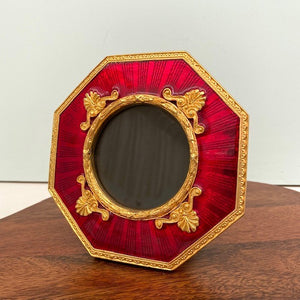 Red and Gold Photo Antique Style Frame