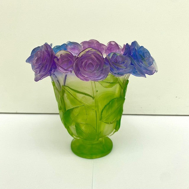 'Roses' Floral Vase