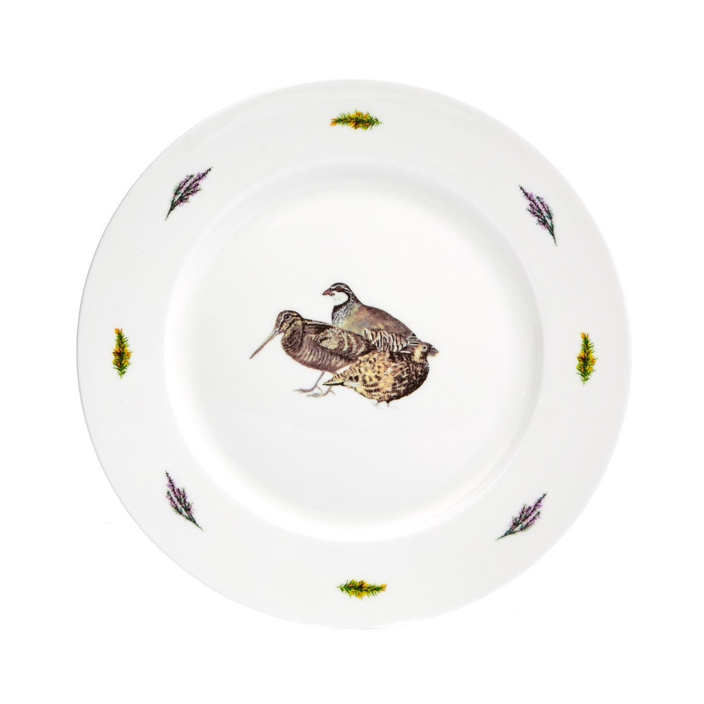 10 Inch Game Birds Dinner Plate