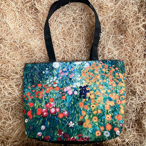Oilcloth Floral Design Bag