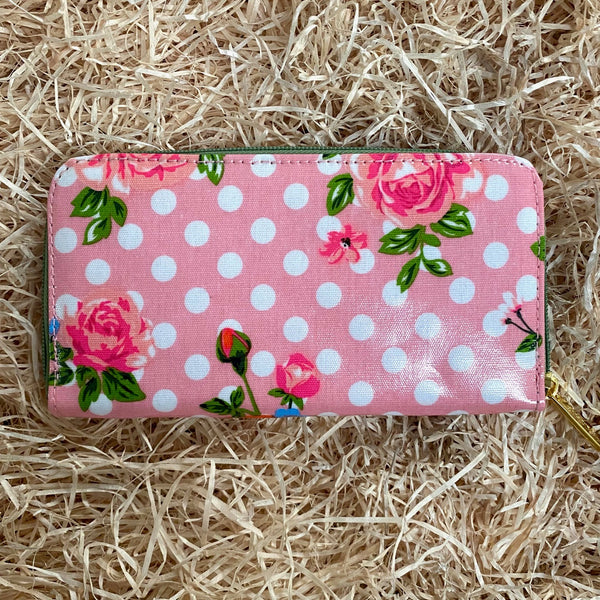 Pink Floral Wallet www.athomeinthecountry.co.uk