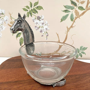 Horse Glass Bowl