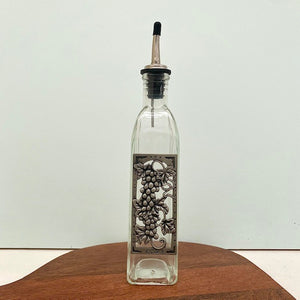 Öl-Dressing-Flasche mit Traubendesign